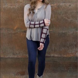 CLEARANCE In Loom Waffle Knit Top